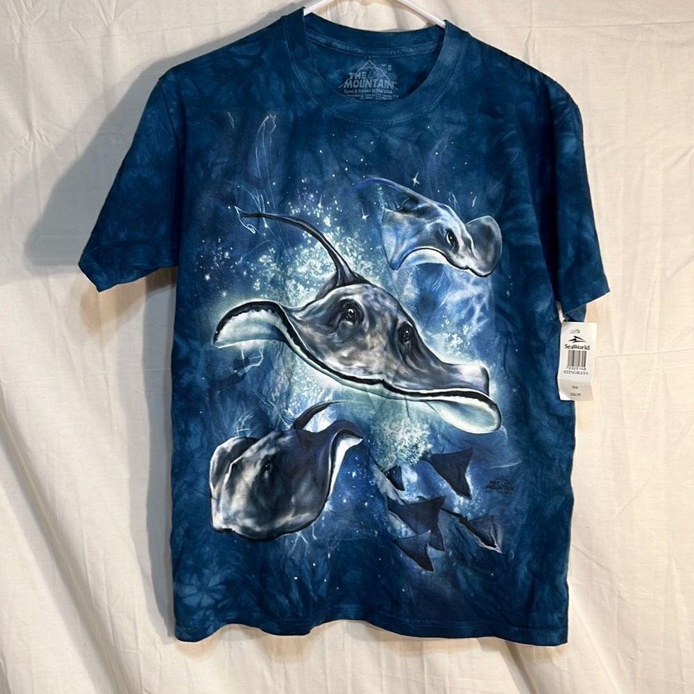 SeaWorld vintage Tye Dye Stingrays T-shirt-Unisex Small-NWT